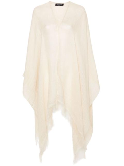 FABIANA FILIPPI open-front fringed cape
