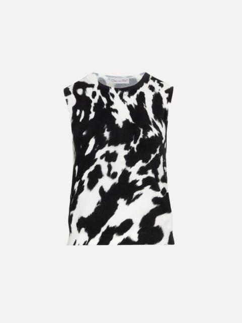 Oscar de la Renta COWHIDE PRINTED TANK