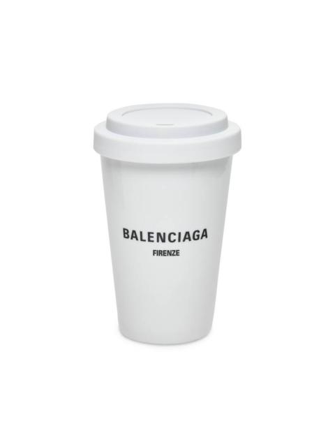 BALENCIAGA Cities Firenze Coffee Cup in White