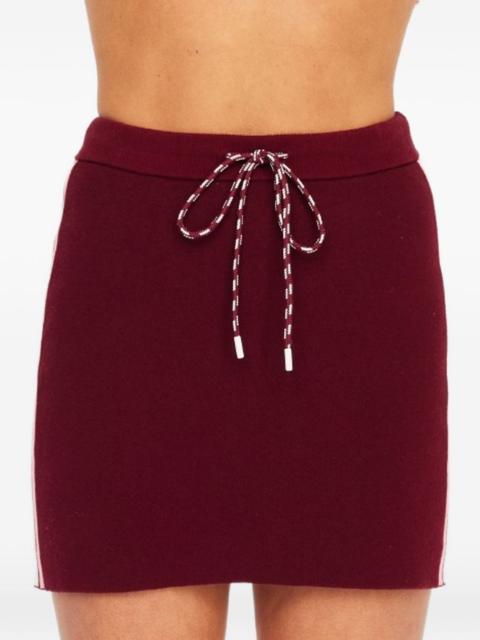 THE UPSIDE mini Zelma side-stripe skirt