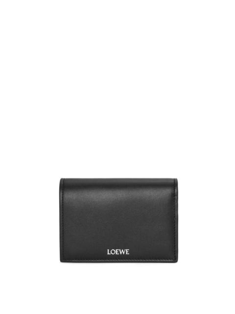 Loewe Folded wallet in shiny nappa calfskin