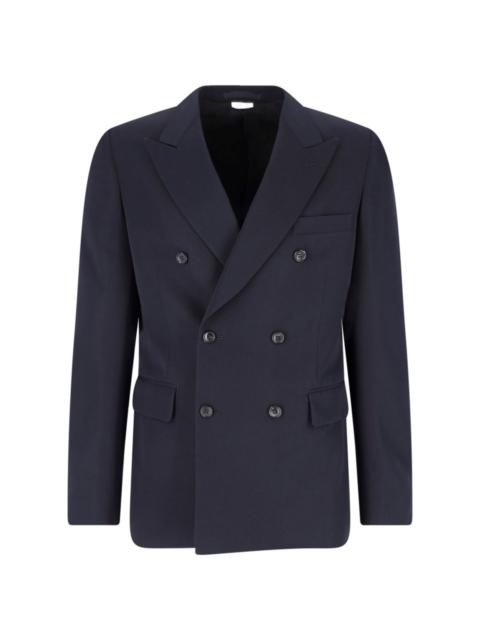 Comme des Garçons Homme Plus DOUBLE-BREASTED VIRGIN WOOL BLAZER