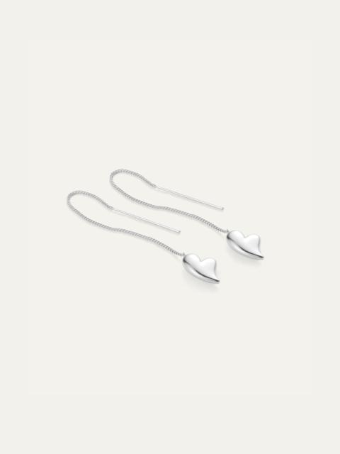 JENNY BIRD Puffy Heart Threader Earrings