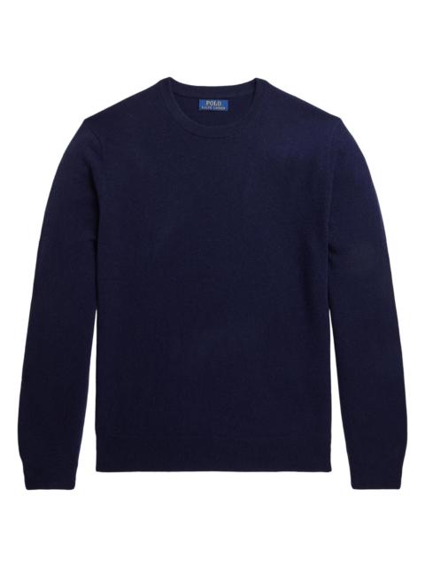 Polo Ralph Lauren Men's Washable Cashmere Crewneck Sweater - Hunter Navy