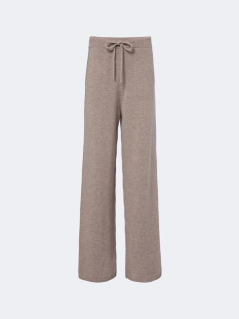 Max Mara Knitted cashmere wide-leg pants