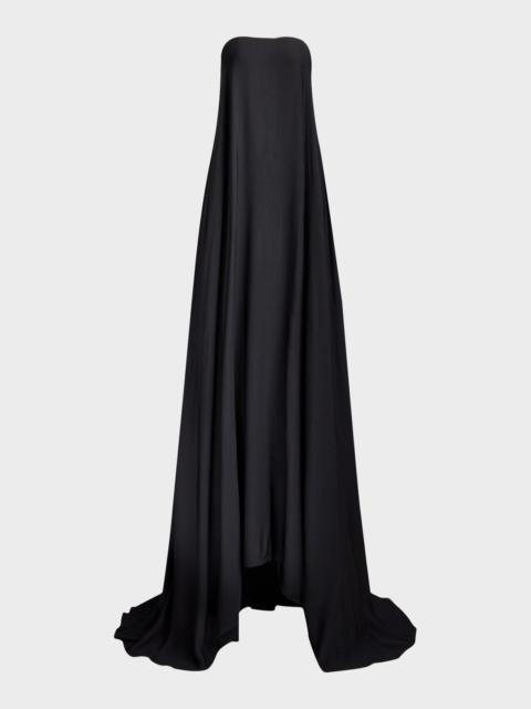 Ralph Lauren Erickson Satin Evening Dress