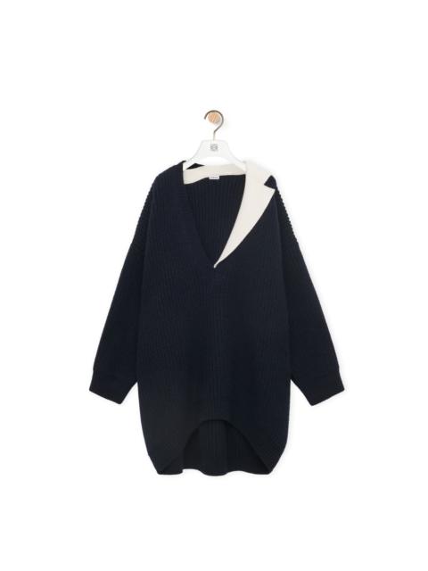 Loewe Oversized sweater in cashmere and mohair