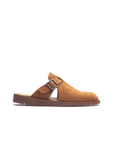 Paraboot Athenes Velours Cognac - Rubber Sole