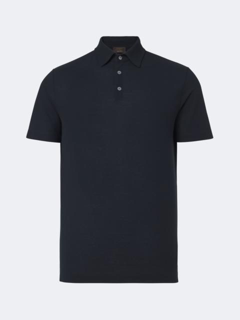 SLOWEAR Cotton jersey polo shirt