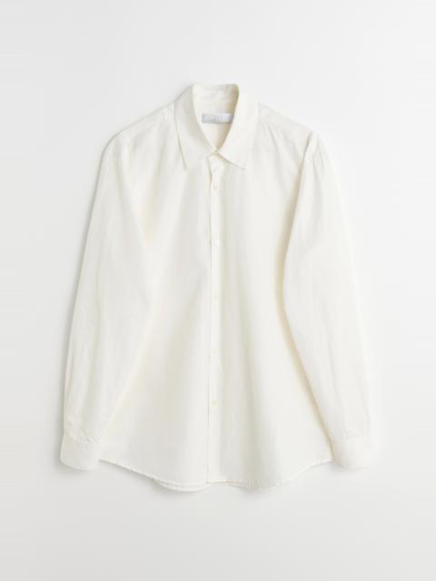 Our Legacy Formal Shirt White Peached Cupro Poplin