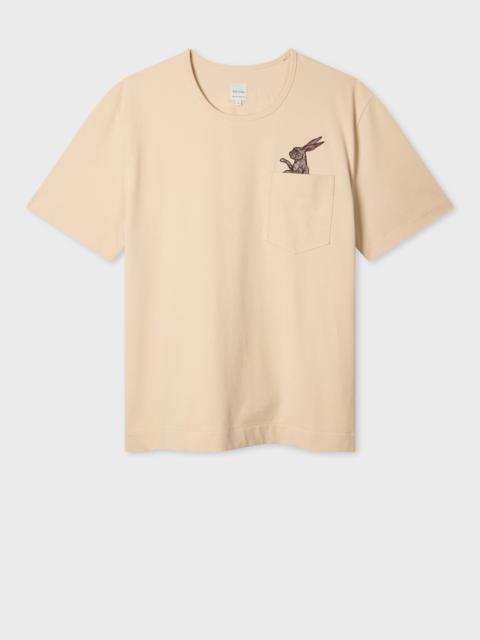 Paul Smith Beige Rabbit Pocket T-Shirt