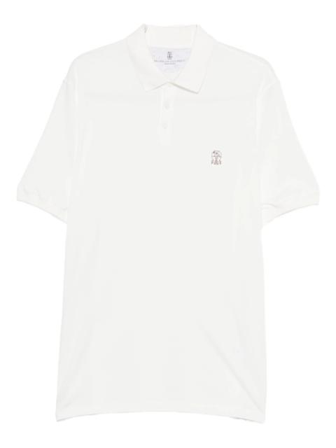 Brunello Cucinelli Short-sleeve Cotton Polo Shirt