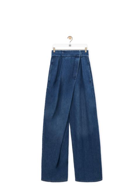 Loewe Wrap jeans in denim