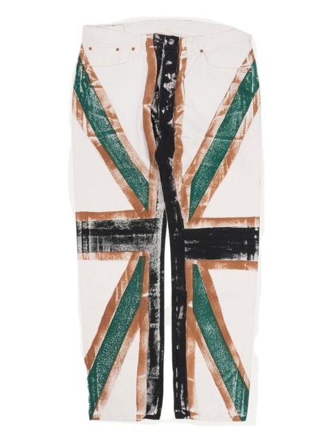 DENIM TEARS Union Jack jeans