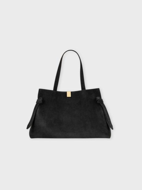Yuzefi Bag Gyoza Tote Suede Black ONESIZE