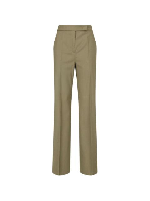 Max Mara pressed-crease wide-leg trousers