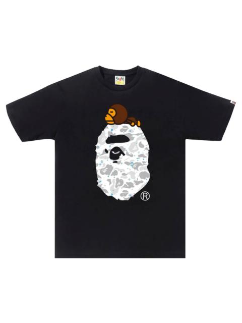 BAPE Space Camo Milo On Big Ape Tee 'Black'