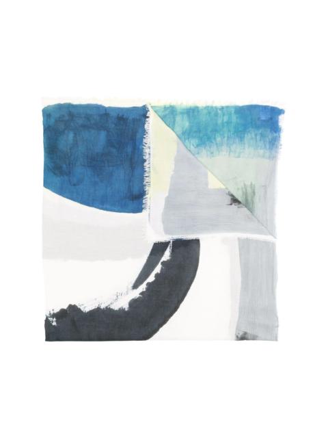 Faliero Sarti watercolour effect scarf