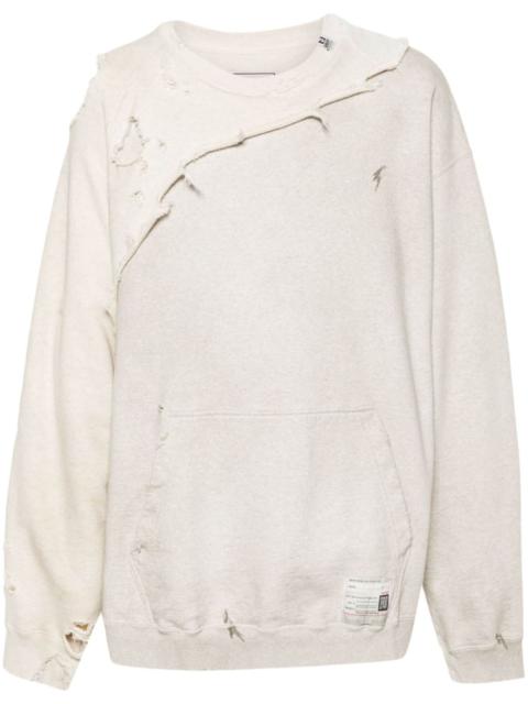 Maison MIHARAYASUHIRO distressed-effect sweatshirt