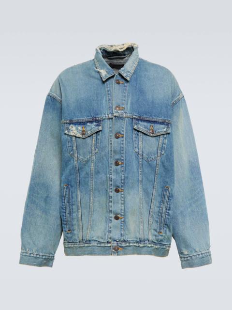 BALENCIAGA Patched denim jacket