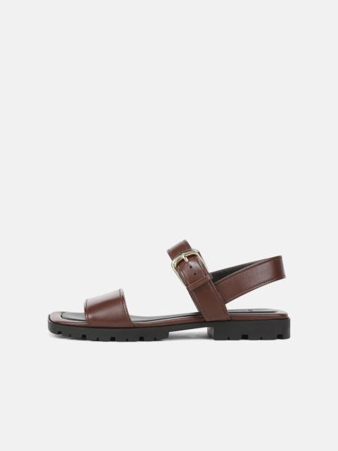 Vince Vega Leather Lug-Sole Sandal