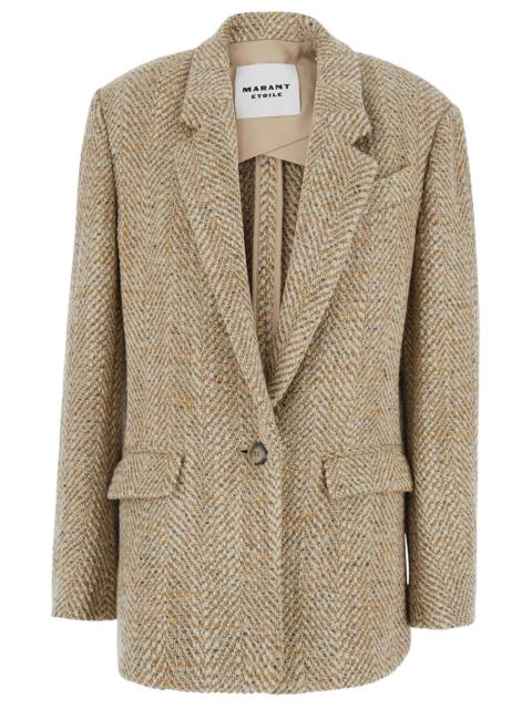 Isabel Marant Étoile PARLY HERRINGBONE WOOL JACKET