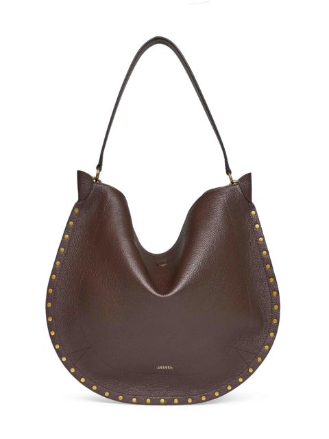 Isabel Marant Coffee Oskan Hobo Soft shoulder bag