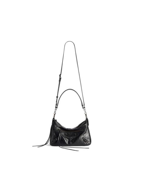 BALENCIAGA small Le City zip leather shoulder bag