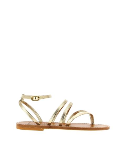 K.JACQUES Hemeree laminated leather thong sandals