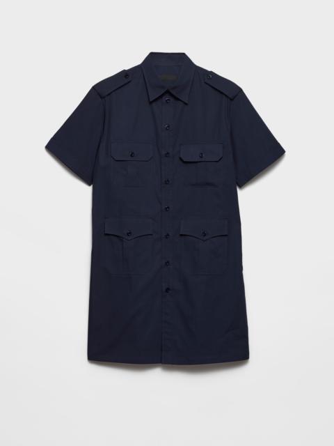 Prada Short-sleeved cotton shirt
