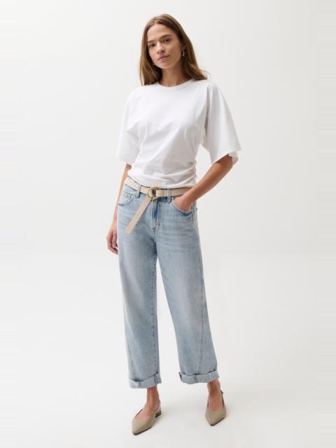 PISTOLA KACEY MID RISE CUFFED BOYFRIEND - BERKELEY
