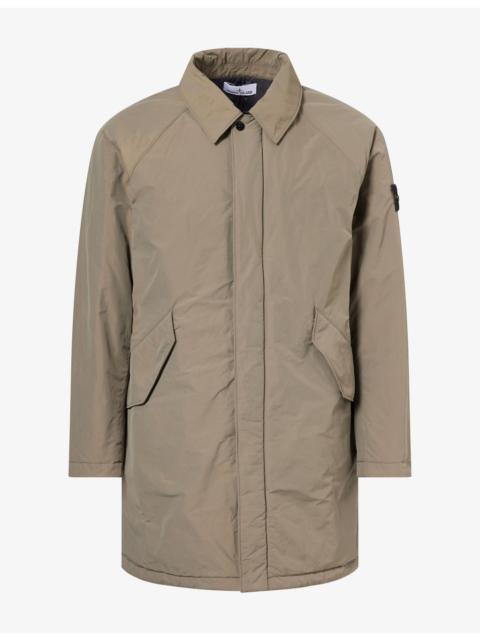 Stone Island Micro Twill Longline Padded Coat
