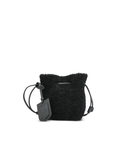 Tod's drawstring shearling bucket bag