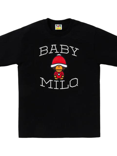 A BATHING APE® Christmas Baby Milo Tee "Black" 002TEL701002FBLK