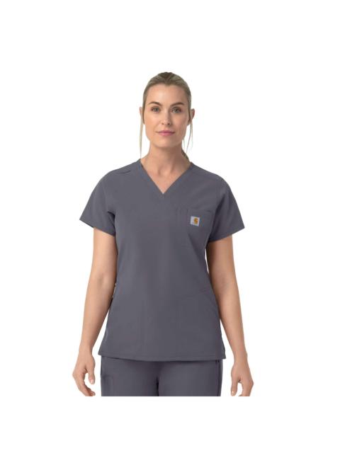 Carhartt Women's Rugged Flex FLD V-Neck Scrub Top