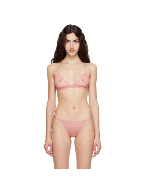 Calvin Klein Collection Pink Ruby Triangle Bralette