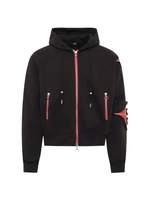 Thug Club Rock Zip-Up Hoodie "Black" TC26SS0501