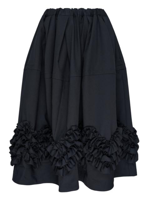 Comme des Garçons Comme des Garçons Balloon Skirt with Layered Ruffles
