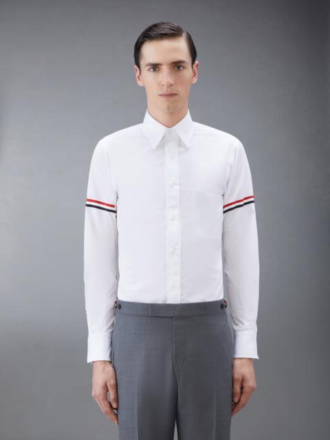 Poplin Grosgrain Armband Classic Shirt