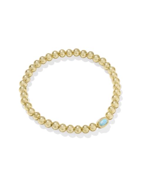 KENDRA SCOTT Mini Elaina Gold Stretch Bracelet