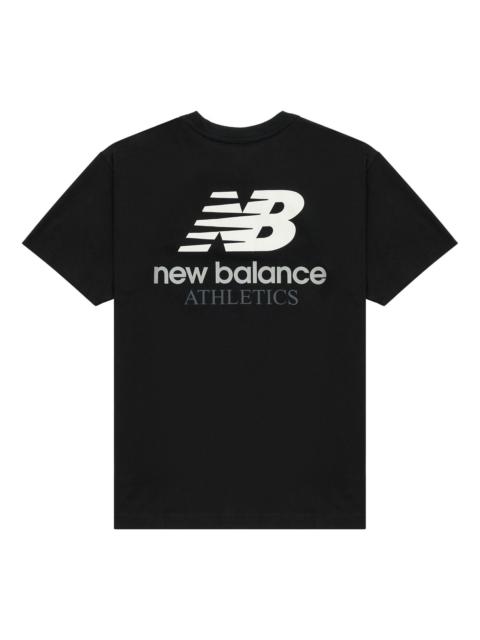 New Balance New Balance Athletics Remastered Graphic Cotton Jersey T-shirt 'Black' AMT31504-BK