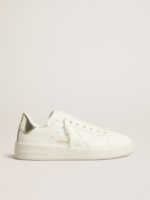 Golden Goose Men’s bio-based Purestar with white star and mirror-effect heel tab