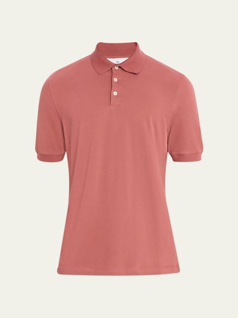 Brunello Cucinelli Men's Cotton Classic Fit Polo Shirt
