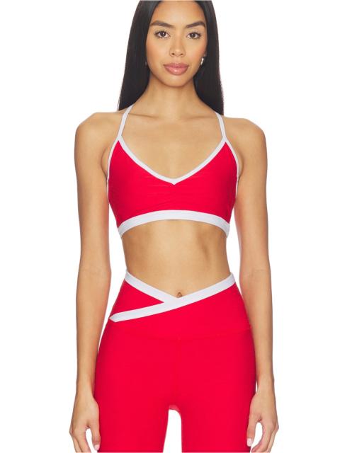 BEYOND YOGA Spacedye Shirred Colorblock Bra