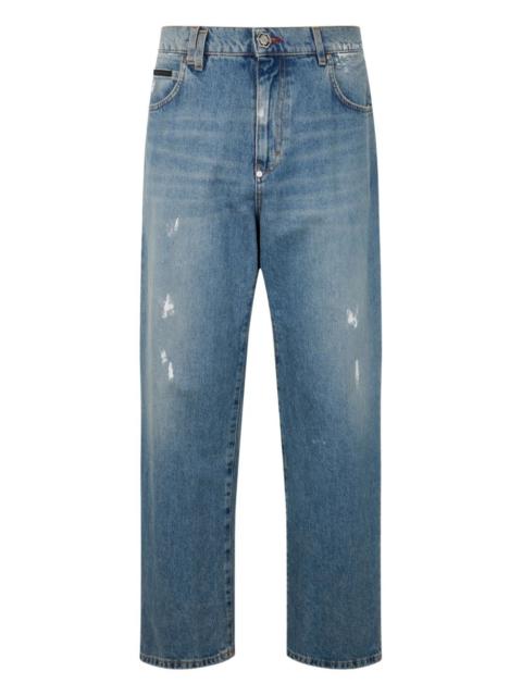 PHILIPP PLEIN distressed-detail jeans