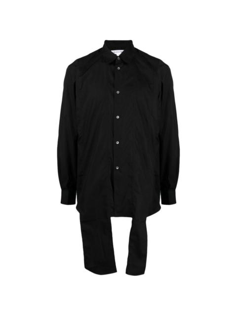 Comme des Garçons Homme Plus asymmetrical long-sleeve shirt