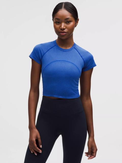 lululemon Swiftly Tech Cropped Short-Sleeve Shirt 2.0