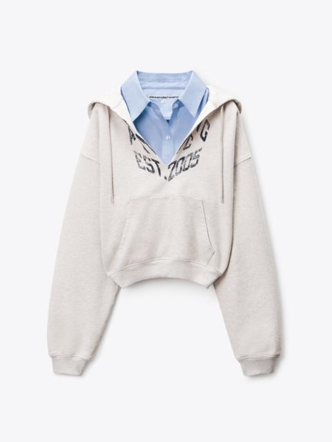 Alexander Wang Shirt Dickie Hoodie