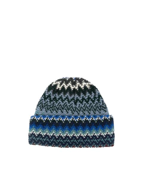 Missoni zigzag beanie hat