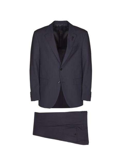 LARDINI button pinstripe suit